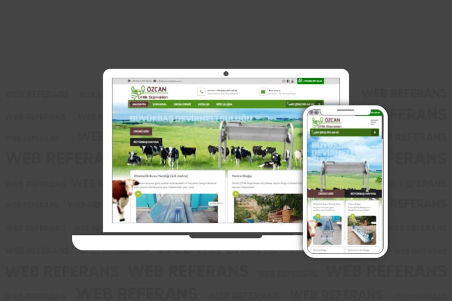 Çiftlik Ekipmanları Web Tasarım